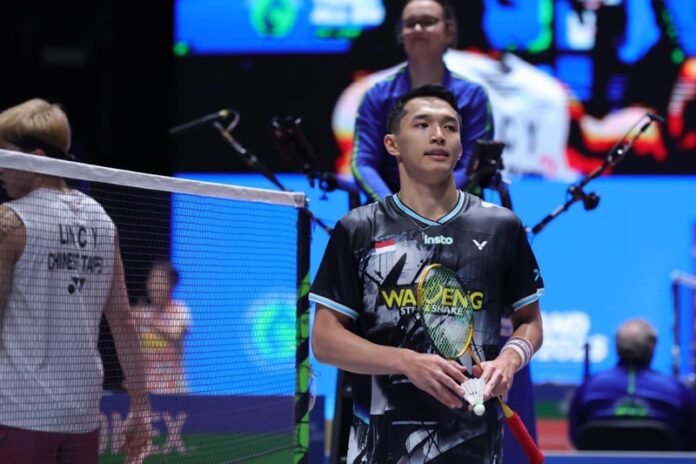 Jonatan Christie Saat Berlaga Di 16 Besar All England Open 2026 Holopis