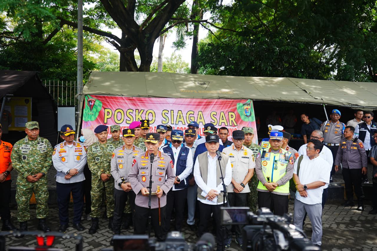 Kapolri Di Posko Siaga Sar Lampung
