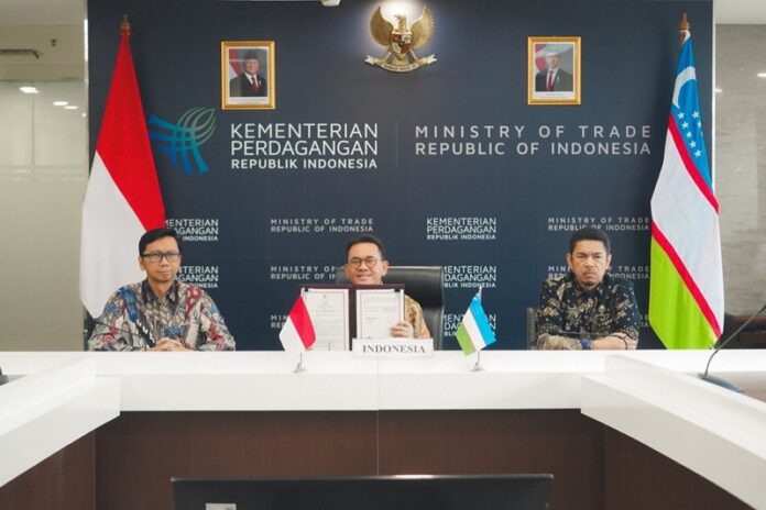 Mendag Busan Saat Peluncuran Perundingan Perjanjian Bebas Dengan Uzbekistan Holopis