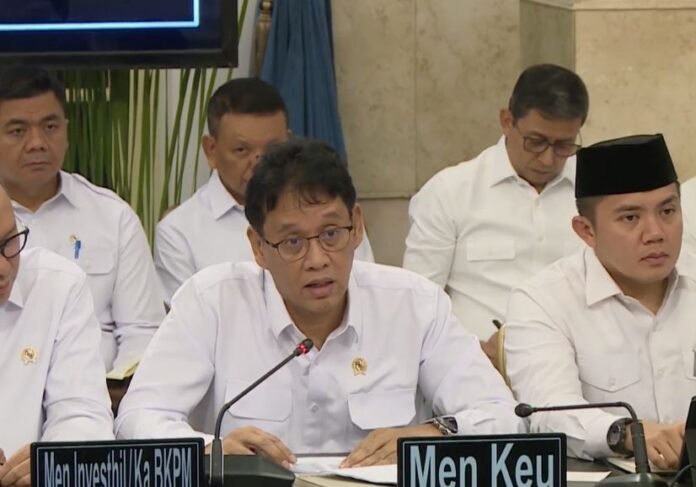 Menkeu Purbaya Di Sidang Kabinet Holopis