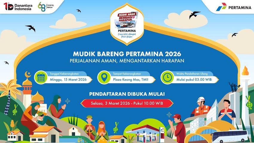 Mudik Bareng Pertamina 2026 Holopis