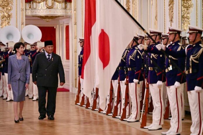 Presiden Prabowo Subianto Disambut Pm Jepang Sanae Takaichi Di Istana Akasaka Holopis