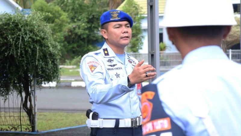 Satuan Polisi Militer Satpom Lanud Sjamsudin Noor Holopis