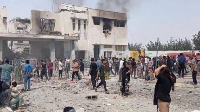Serangan Israel ke Iran sasar gedung sekolah tewaskan ratusan siswa._Holopis