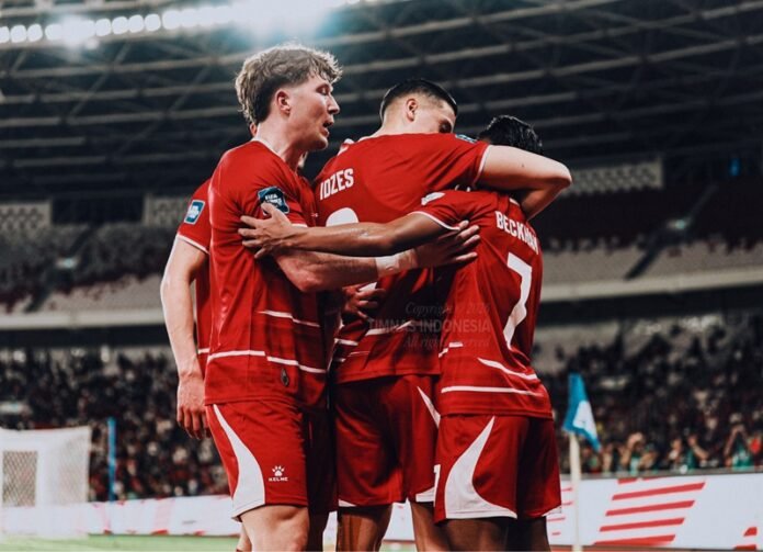 Skuad Timnas Indonesia Saat Selebrasi Gol Di Fifa Series 2026 Holopis