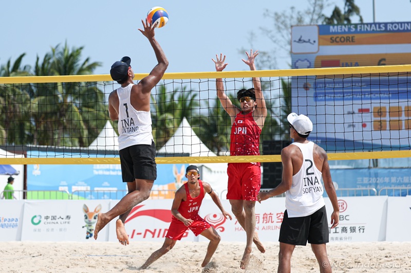 Bintang Akbar Sofyan Rachman Melawan Kosuke Fukushima Nassim Malki Di Asian Beach Games 2026 Holopis