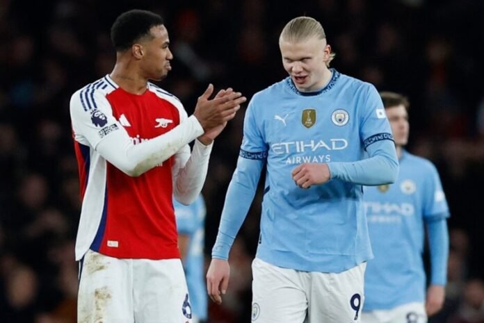 Gabriel Magalhaes Dan Erling Haaland Saat Berlaga Holopis