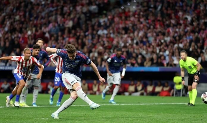 Gyokeres Saat Cetak Gol Ke Gawang Atletico Dari Titik Putih Holopis