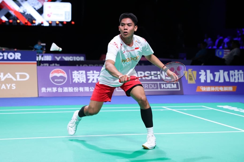 Moh Zaki Ubaidillah Ubed Saat Melakoni Laga Thomas Cup 2026 Holopis
