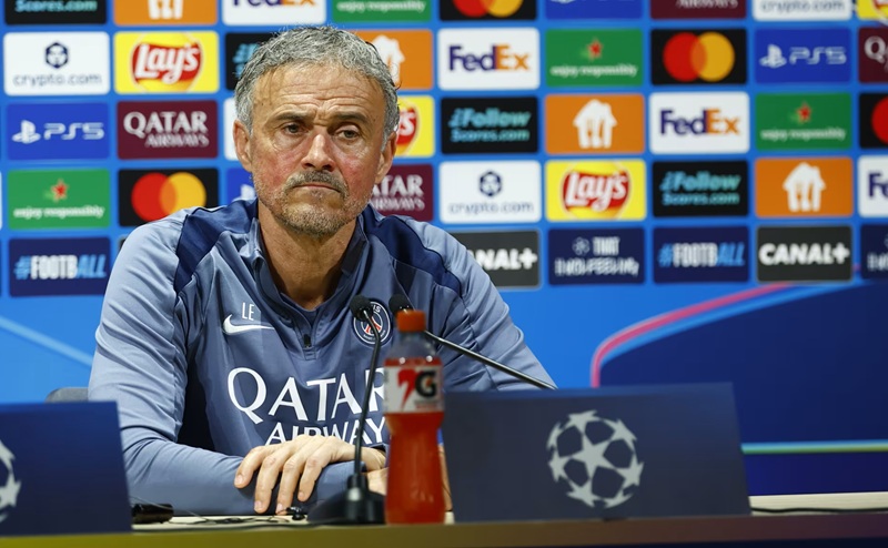 Pelatih Psg Luis Enrique Menjelang Laga Melawan Bayern Munchen Di Semifinal Liga Champions Holopis