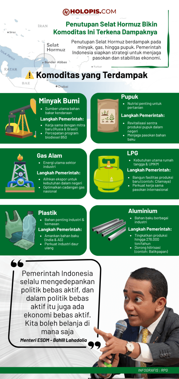 Penutupan Selat Hormuz Bikin Komoditas Ini Terkena Dampaknya Holopis