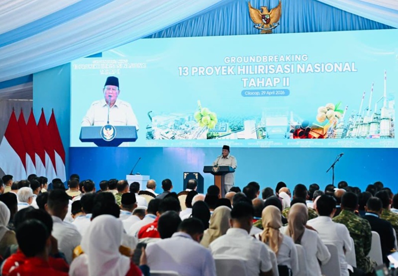 Presiden Prabowo Cilacap Holopis