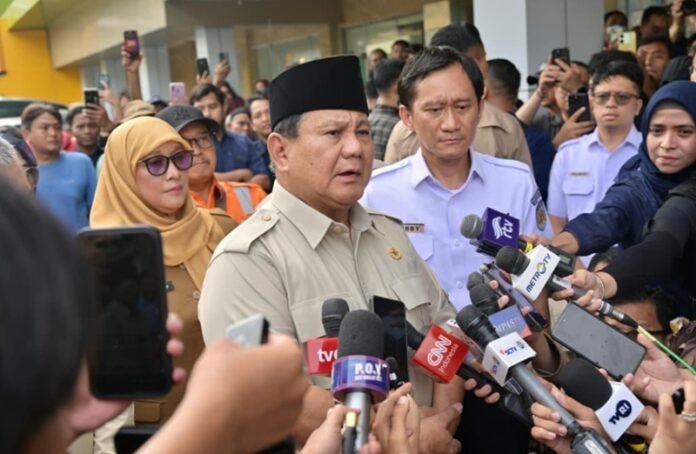 Presiden Prabowo Di Rsud Bekasi 2 Holopis