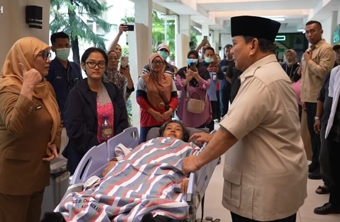 Presiden Prabowo Di Rsud Bekasi Holopis 1