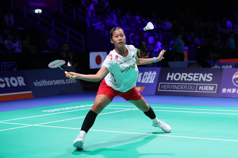 Putri Kusuma Wardani Alias Putri Kw Saat Tampil Di Uber Cup 2026 Holopis
