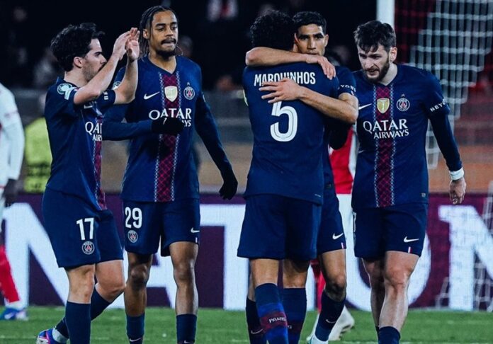 Skuad Psg Saat Selebrasi Gol Di Liga Champions Holopis