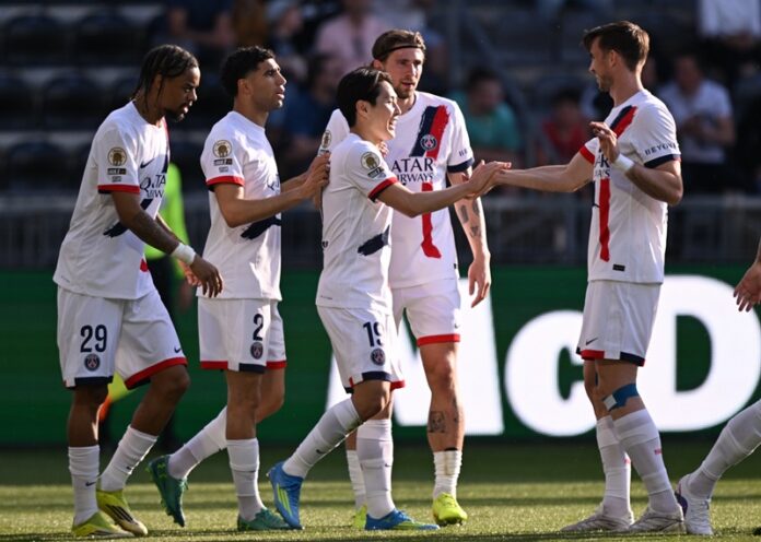 Skuad PSG Selebrasi Gol Lawan Angers Di Lanjutan Ligue 1 Holopis Skuad Psg Selebrasi Gol Lawan Angers Di Lanjutan Ligue 1 Holopis