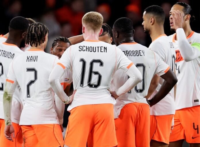 Skuad Timnas Belanda Saat Ditahan Imbang Ekudor Di Laga Uji Coba Internasional Holopis