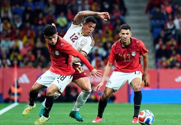 Timnas Spanyol Vs Timnas Mesir Pada Laga Uji Coba Internasional Holopis