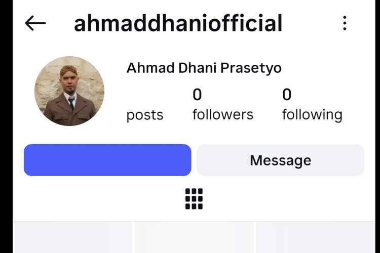 Akun Instagram Ahmad Dhani Holopis
