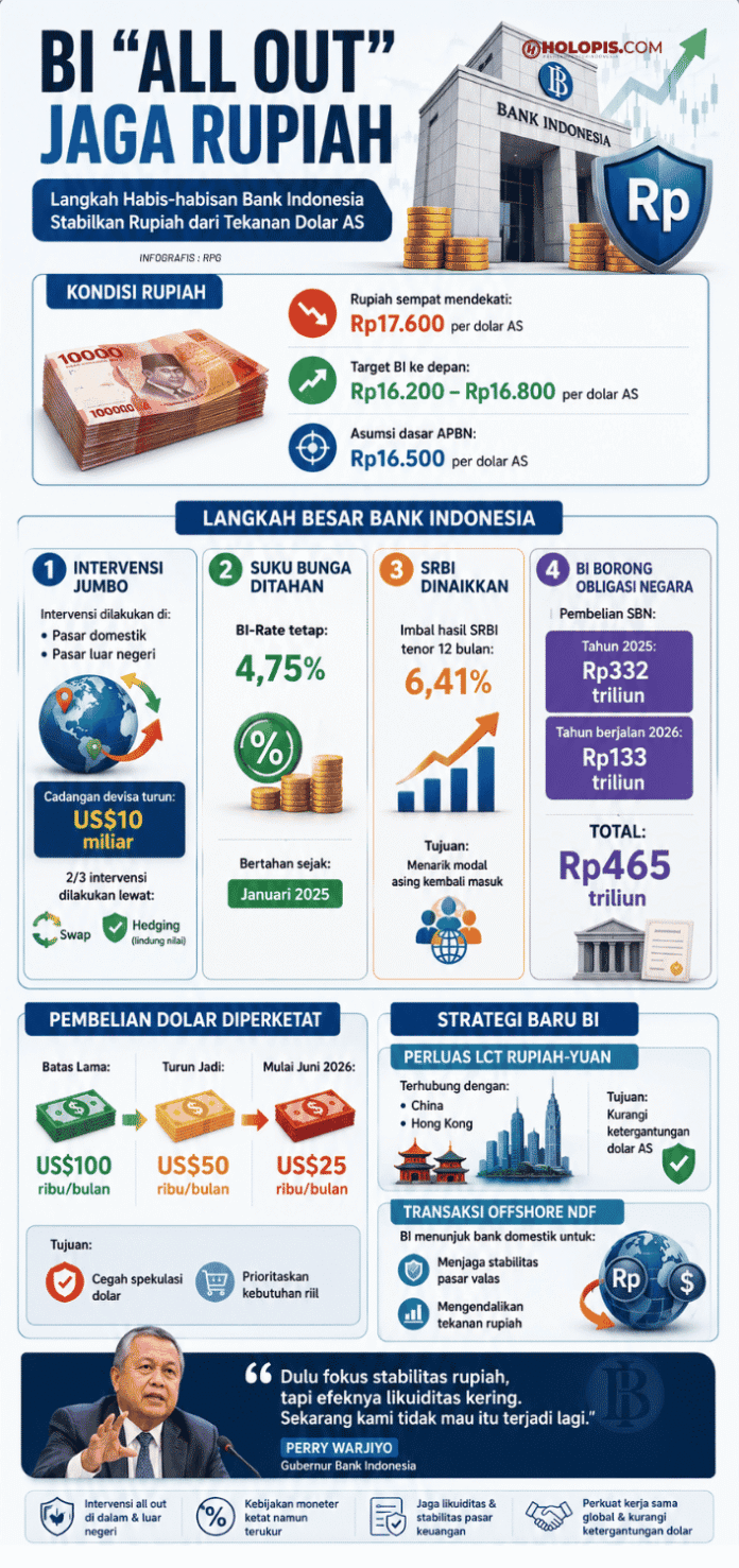 Bi All Out Selamatkan Rupiah Dari Tekanan Dolar As Holopis