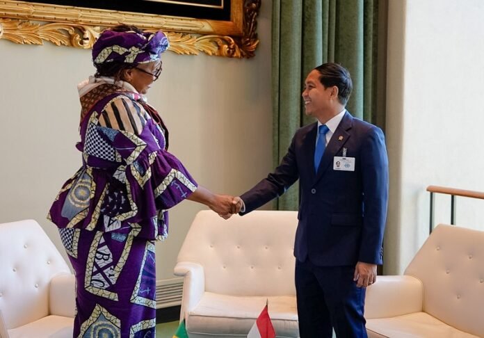Menhut Raja Juli Pertemuan Bilateral Dengan Menteri Ekonomi Kehutanan Republik Kongo Rosalie Matondo Holopis