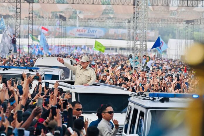 Prabowo Saat Hadir Di May Day 2026