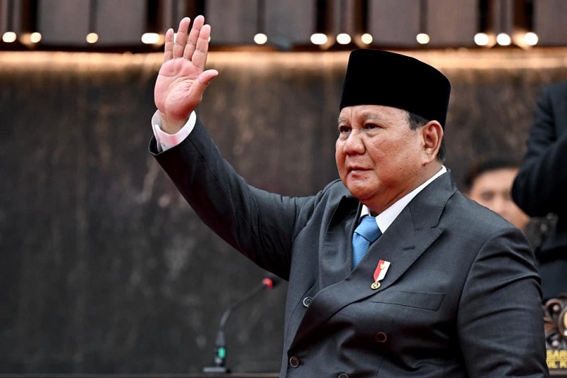 Presiden Prabowo Saat Menghadiri Rapat Paripurna Dpr Ri Holopis