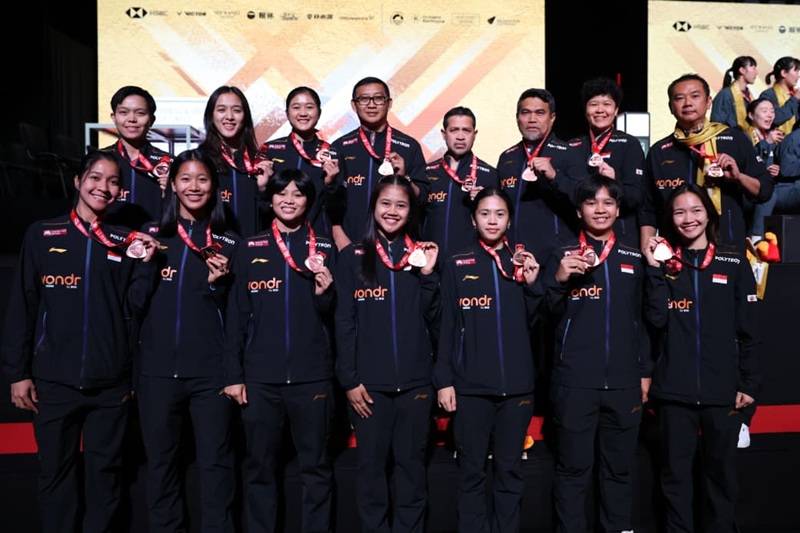 Tim Putri Badminton Indonesia Raih Perunggu Uber Cup 2026 Holopis