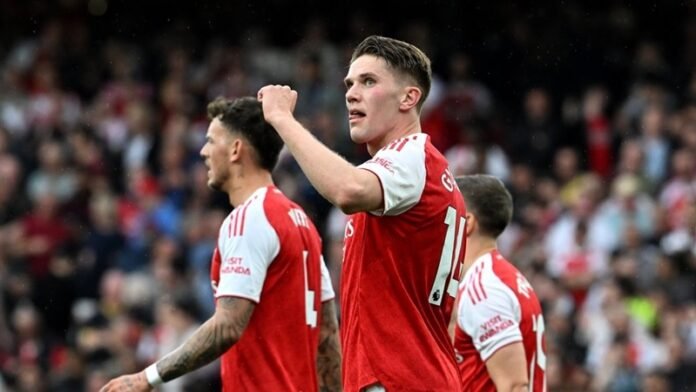 Viktor Gyokeres Saat Selebrasi Gol Bersama Arsenal Ketika Melawan Fulham Holopis