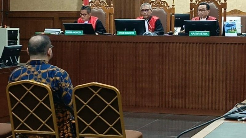 Sidang Pembacaan Vonis Terdakwa Ibam Holopis