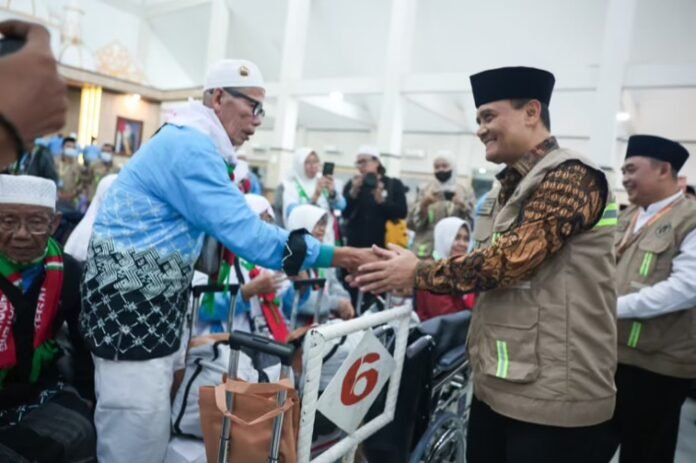 Ahmad Luthfi Sambut Jemaah Haji Holopis