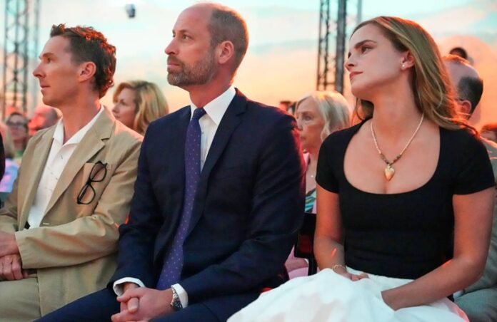 Benedict Cumberbatch Pangeran William dan Emma Watson