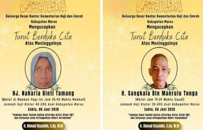 Dua Jemaah Haji Asal Sulsel Holopis