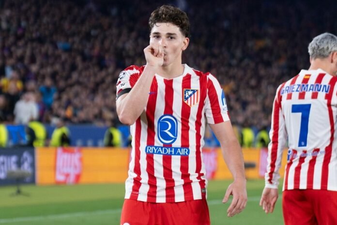 Julian Alvarez Selebrasi Gol Bersama Atletico Madrid Holopis
