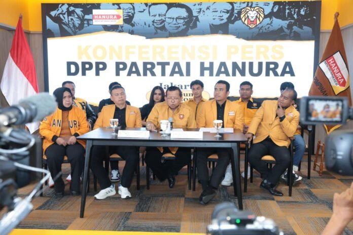Konferensi Pers Dpp Partai Hanura Soal Keterlibatan Sppg Mbg
