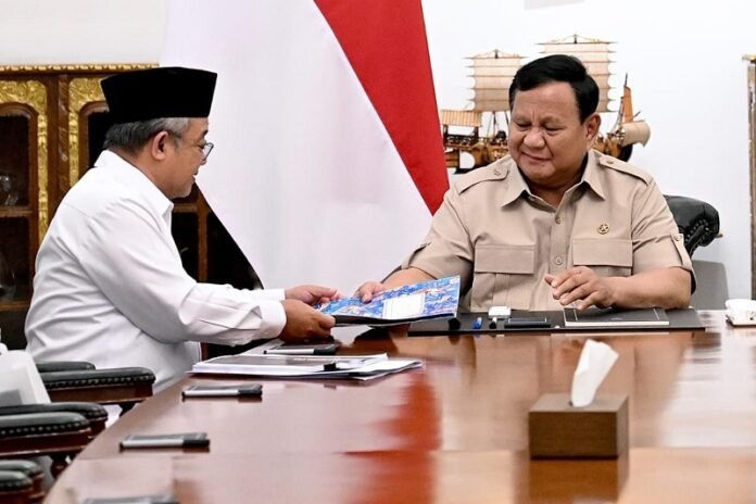 Mendikdasmen Abdul Muti Saat Menghadap Presiden Prabowo Di Istana Merdeka Jakarta Kamis 12 Juni 2026 Holopis
