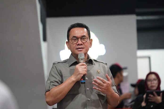 Menteri Perdagangan Mendag Ri Budi Santoso Saat Memberikan Keterangan Holopis