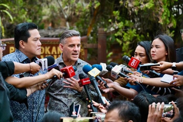 Pelatih Timnas Indonesia John Herdman Usai Bertemu Presiden Prabowo Subianto Di Hambalang Holopis