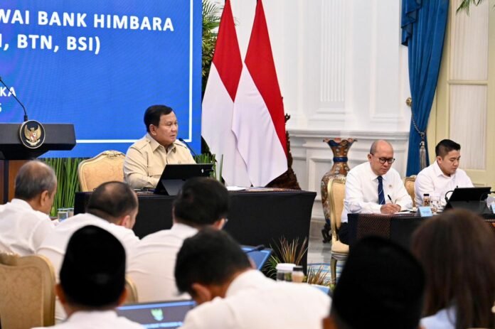 Prabowo Subianto Rapat Kabinet