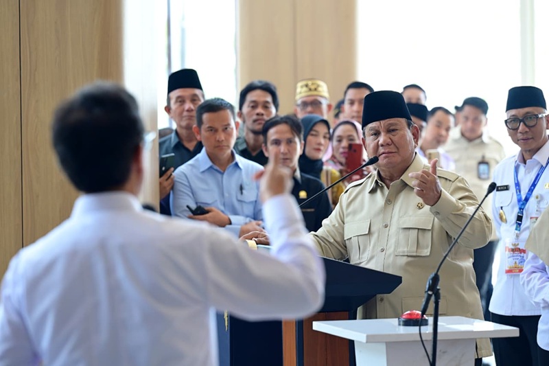 Presiden Prabowo Lampung Holopis