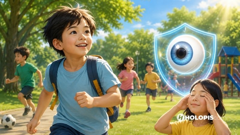 Rahasia Mata Anak Tetap Sehat Cukup Aktif 2 Jam Di Luar Holopis