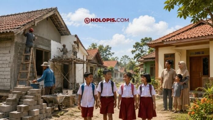 Rumah Layak Huni Untuk Siswa Sekolah Rakyat Holopis