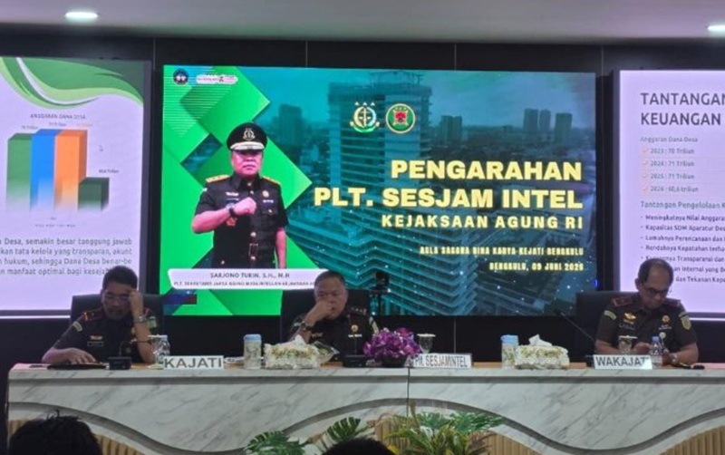 Sarjono Turin Kejati Bengkulu Holopis