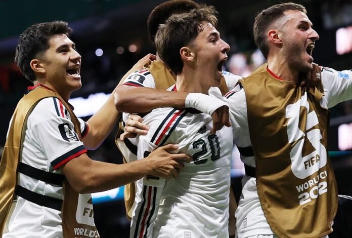 Skuad Timnas Maroko Saat Selebrasi Gol Di Piala Dunia 2026 Holopis