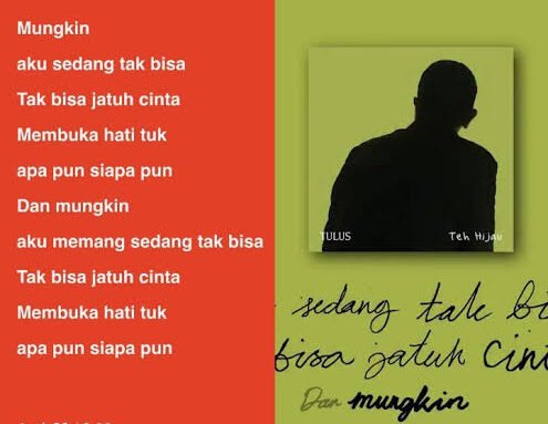 Lirik Lagu Teh Hijau Tulus Holopis