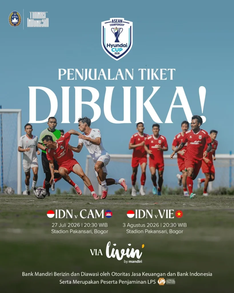War Tiket AFF 2026