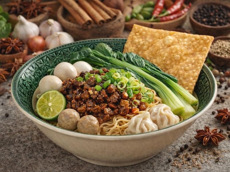 Bakmi Sapi Lada Hitam Tjap Tjip Tjup