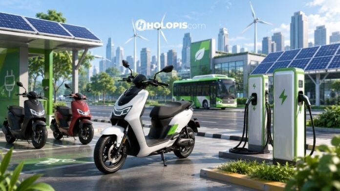 Ekosistem Motor Listrik Holopis