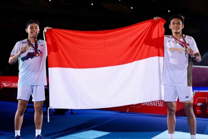 Fajar Alfian Muhammad Shohibul Fikri Juara Japan Open 2026 Holopis